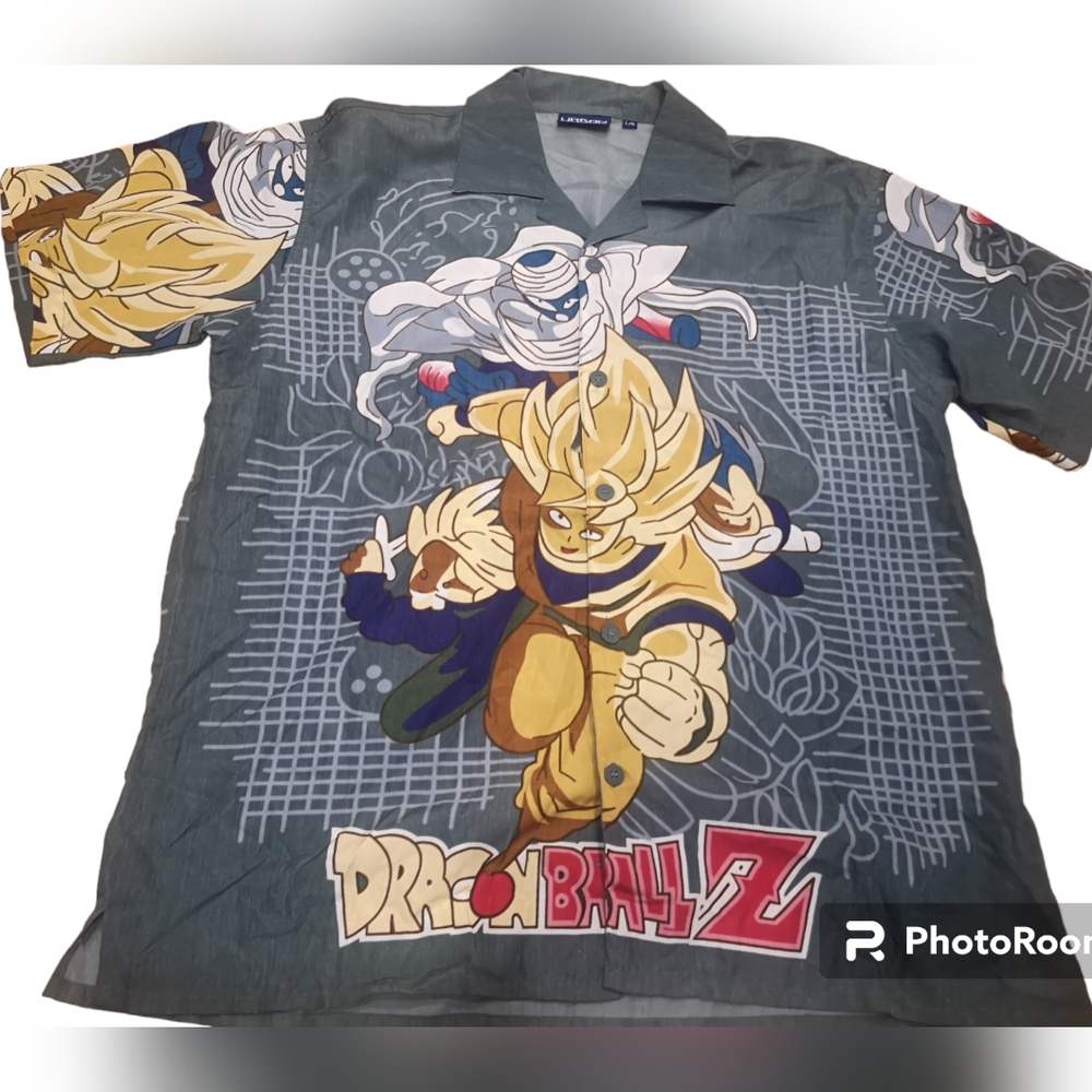 Vintage Dragonball Z silk shirt /anime